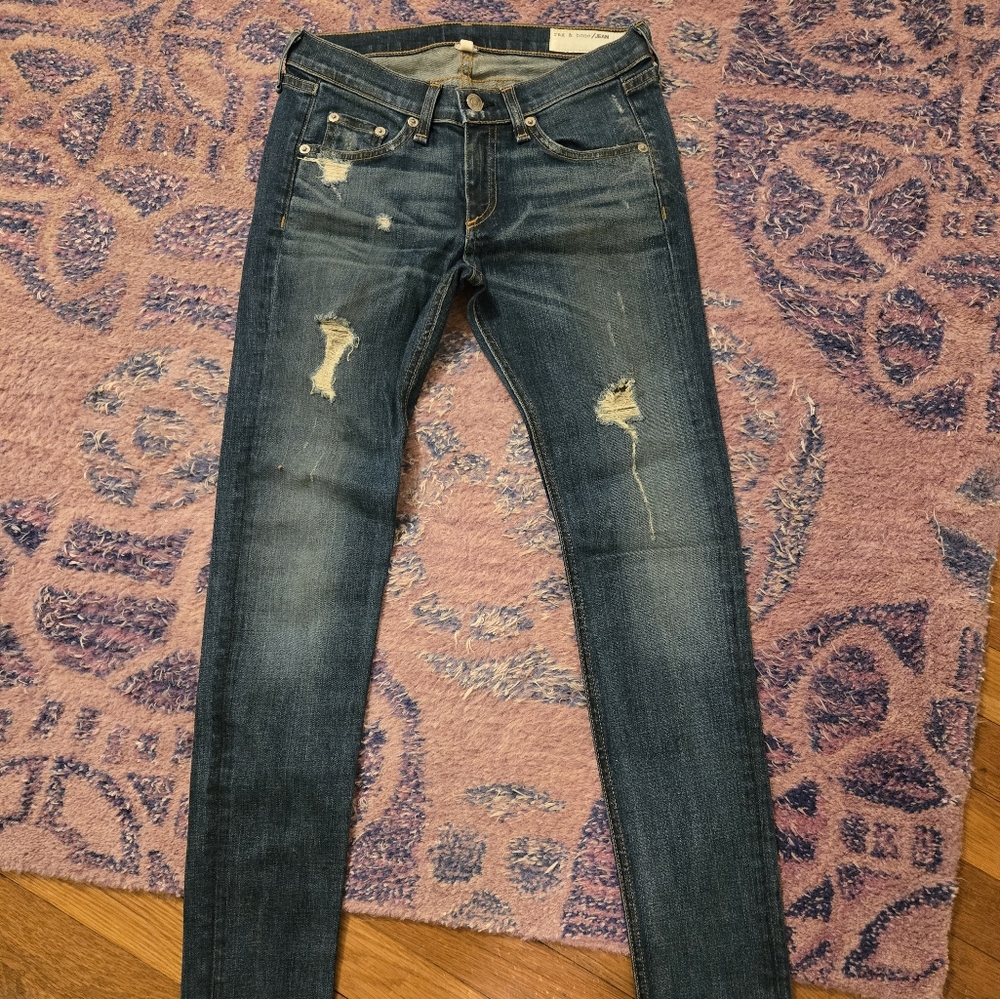 Rag And Bone Distressed Jeans